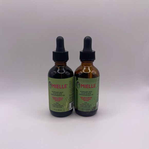 Mielle Rosemary Mint Scalp Hair Strengthening Oil 2 PCS. Set - Picture 1 of 12